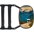 thumbnail image 1 of GHSDFBB Black Towing Mirrors Universal Trailer Clip on Mirror Side Mirror Extensions for Towing Adjustable 360 Degree Rotation Extends Camper Towing Mirrors for Car Truck(1 Pcs), 1 of 7