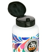 SoCozy Kids Swim 3-in-1 Shampoo Conditioner Body Wash for All Hair Types, with Activated Charcoal, 10.5 fl oz