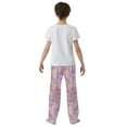 thumbnail image 5 of FORMRS Kids Pajama Pants with Pockets Size 13-14Y Boys Lounge Sleep Bottoms, Pastel Pink Marble Pattern, 5 of 8