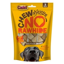 Cadet Chewalicious Chewy 'N Crunchy Rawhide-Free Natural Braids Chicken (3 Count)