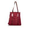 Women Pre-Owned Prada Tessuto Tote Bag Nylon Fabric Red