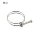 thumbnail image 5 of Bearachild Abrazadera de tubo de metal resistente y duradera: garantiza una instalación segura Abrazaderas de tubo de acero inoxidable 304 Decoración del hogar 30-34, 5 of 6