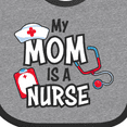 thumbnail image 4 of Inktastic My Mom is a Nurse Boys or Girls Baby Bib, 4 of 4