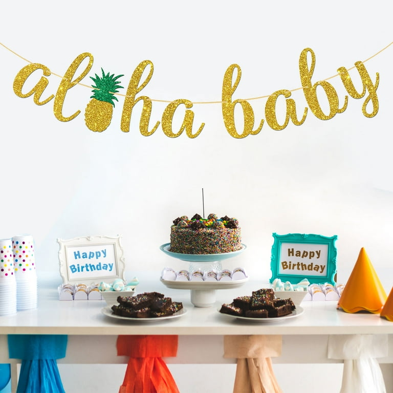 Aloha baby banner 2025