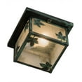 thumbnail image 5 of Meyda Tiffany 38554 Hyde Park Maple Leaf 12" Wide Flush Mount Square Ceiling Fixture -, 5 of 7