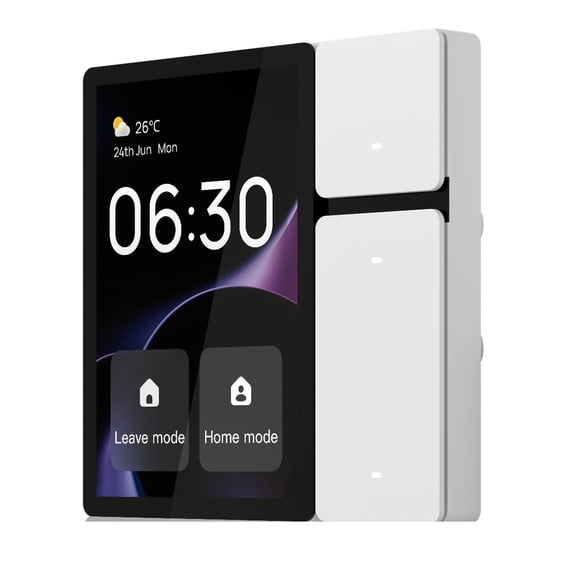 For MOES WiFi 3.5-inch Smart Control Panel Screen 3 Relays 3 Physical Buttons
