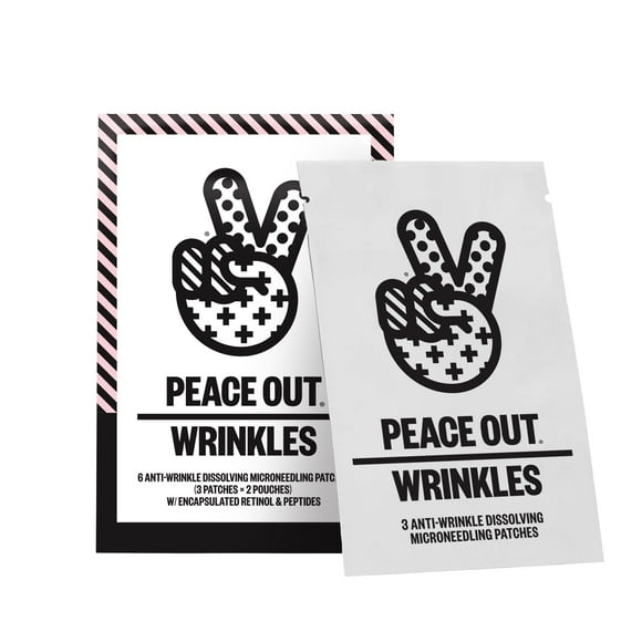 Parches antiarrugas con microagujas PEACE OUT con retinol y vitamina C