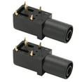 thumbnail image 1 of 2pcs PCB Banana Socket 4mm Welded Type PCB Panel Mount Connectors Headphone Mono Thread Lock Audio Jack Connector, 1 of 7