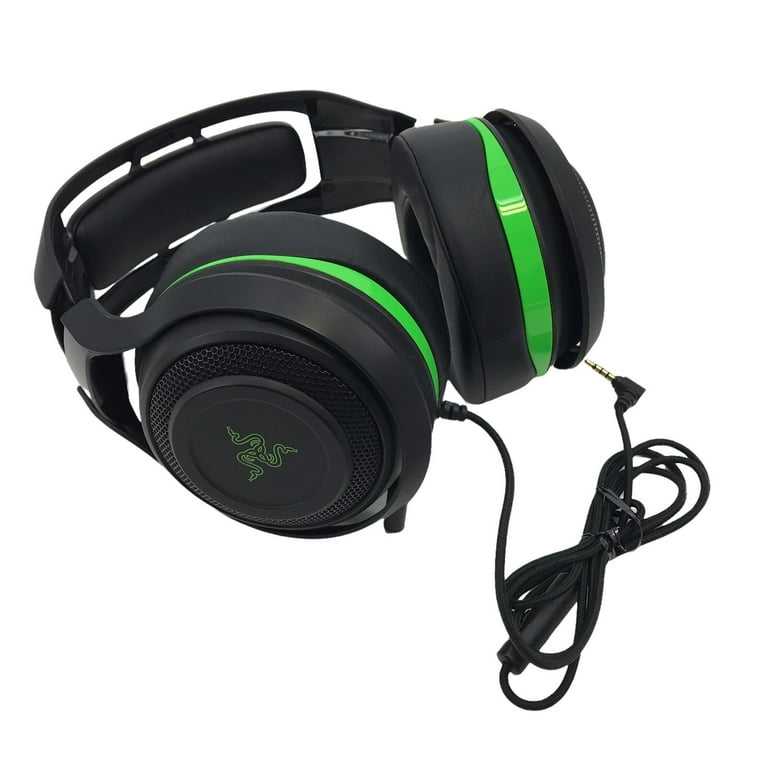 Razer Man O War 7.1 Wired Gaming Headset Black Green RZ04 0192 U2201 Used