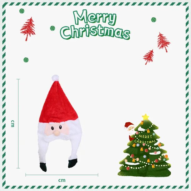 YADA-Sombrero de Navidad para niños y adultos, gorro de Navidad de Año Nuevo, muñeco de nieve, Santa Claus, decoración, TW210015