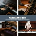 thumbnail image 5 of KONTONTY 2Pcs Wooden Piano Hammer Butts for Vertical Piano Khaki Durable Repair Accessories, 5 of 8