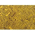 thumbnail image 1 of Ahgly Company Indoor Rectangle Solid Yellow Modern Area Rugs, 8' x 12', 1 of 4