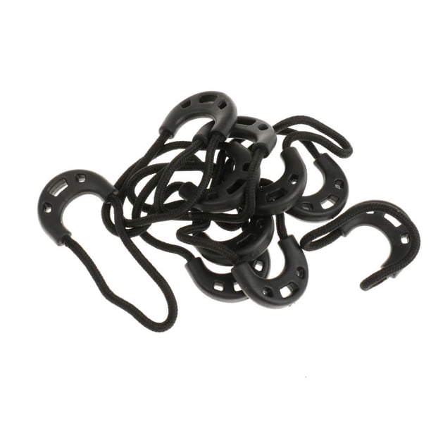 10pcs Tiradores De Cremallera Cuerda Espinal Termina Cursor De Cierre De Bloqueo Para / Bolsas De 65mm