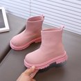 thumbnail image 4 of Babcutegg Boots for Girls Thick Bottom High Boots Casual Fashion Girls Soft Bottom Shoes Pink US 8.5, 4 of 8