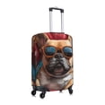 thumbnail image 6 of Salouo French Bulldog In Sunglasses Pattern Travel Dust-proof Suitcase Cover, Softside Suitcase Protector Luggage Cover Protector for 18-32inch ,Not Included Suitcase, 6 of 8