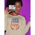 thumbnail image 2 of Hug Your Corgi Calligraphy Sweatshirt Women -Image by Shutterstock, Female 5X-Large, 2 of 4
