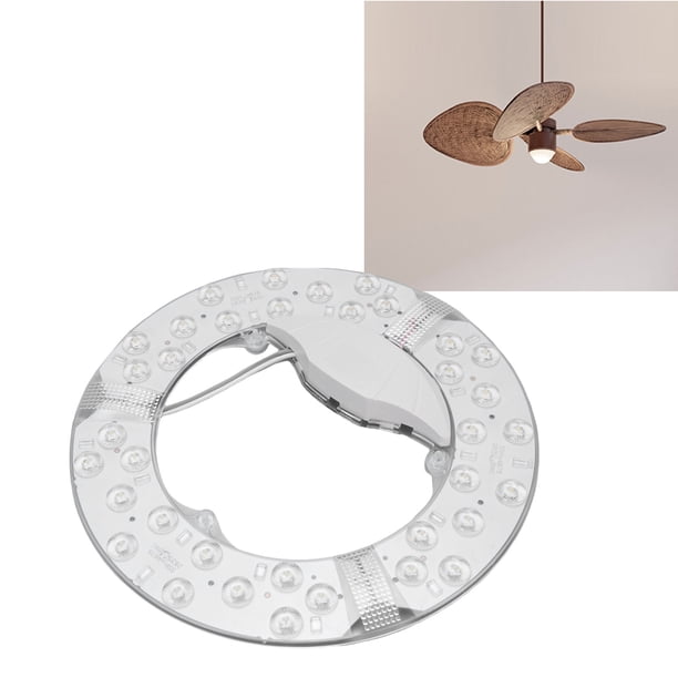 Panel De Repuesto De Luz Para Ventilador De Techo, Brillo Ajustable, Disipación De Calor, Luz LED Para Ventilador De Techo Para El Hogar