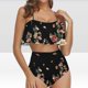 thumbnail image 1 of Traje de baño de 2 piezas para mujer, trajes de baño para mujer, conjunto de traje de baño con volantes para mujer, 1 of 6