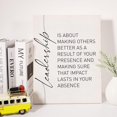 thumbnail image 4 of Leadership Quote Canvas Wall Art Motivational Leadership Canvas Print Painting Office Home Wall Decor Framed Leader Teacher Boss Gift 12x15 Inch, 4 of 5