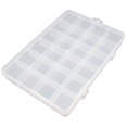 thumbnail image 1 of Fishing Tackle Box with Hook 24 Compartments Transparent Multifunctional Empty Storage Box Portable Lure Bait Stationery Container Jewelry Organizer Plastic Box Fishing Supplies, 1 of 8