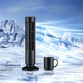 thumbnail image 4 of HIBIBUD Portable Air Conditioner Units,Portable Fan Conditioner with Two Speeds Simulates Natural Wind,Small Indoor Outdoor Oscillating Swamp Cooler for Home Offices and Bedrooms (Black), 4 of 7