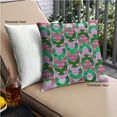 thumbnail image 2 of Ahgly Company Outdoor Square Patterned Throw Pillow, 18 inch by 18 inch, 2 of 6