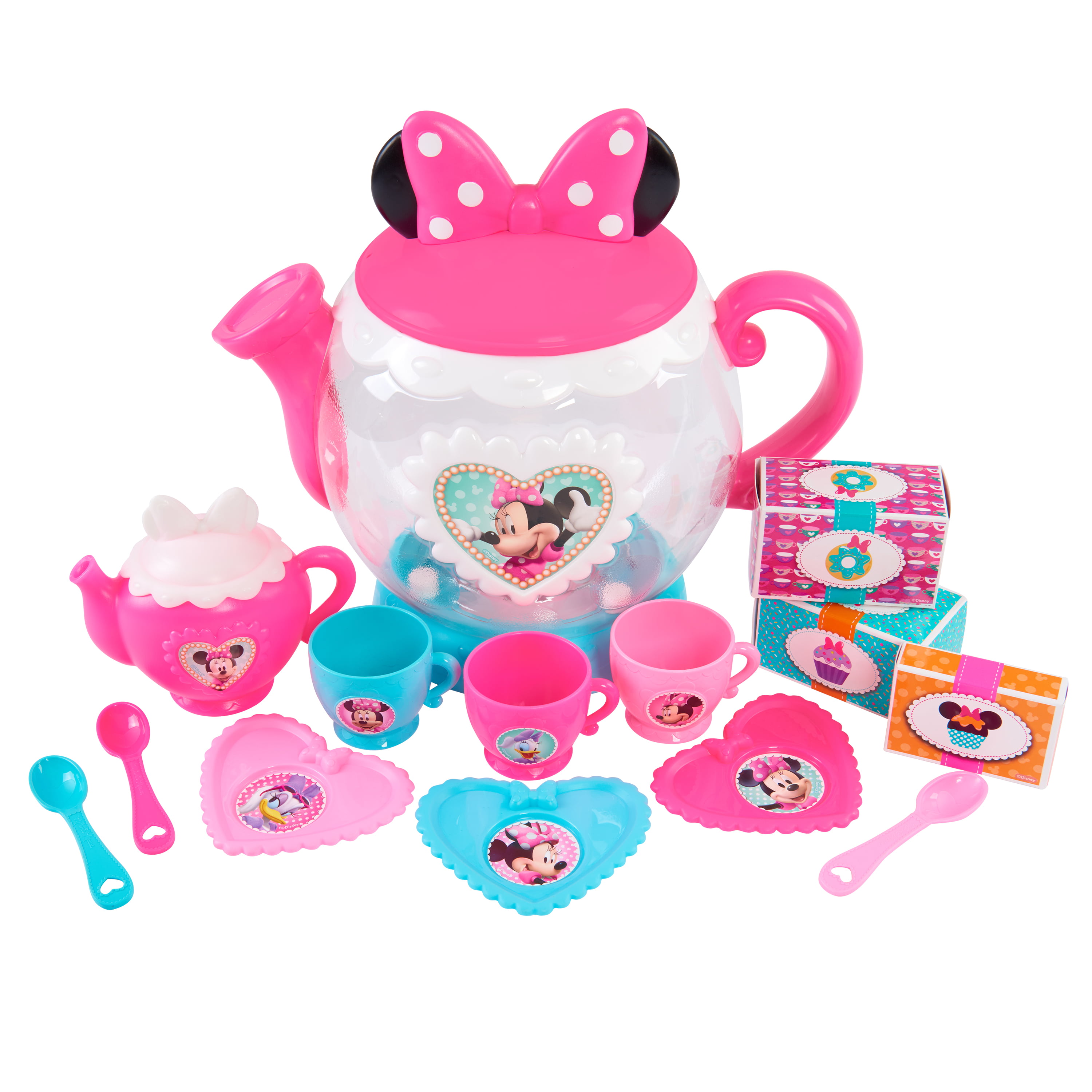 New Minnie Mouse Large Teapot Set Kids Pretend Food Play Set T