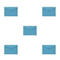 thumbnail image 1 of Youkk Convenient File Document Bag Store And Sort With Ease Easy Access To Supplies Felt Folder Organizer light sky blue 5Set, 1 of 6