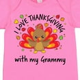 thumbnail image 4 of Inktastic I Love Thanksgiving with My Grammy-happy Turkey Boys or Girls Baby Bodysuit, 4 of 5