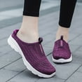 thumbnail image 3 of CHICVOMEY Clogs Mules for Women Shoes Slip on Sneakers Flats Lightweight Breathable Mesh Comfort Walking Shoes, 3 of 9
