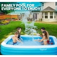 thumbnail image 6 of Inflatable Pool for Kids and Adults - 118 x 72 x 22 -  with Pump & Patches, 6 of 6