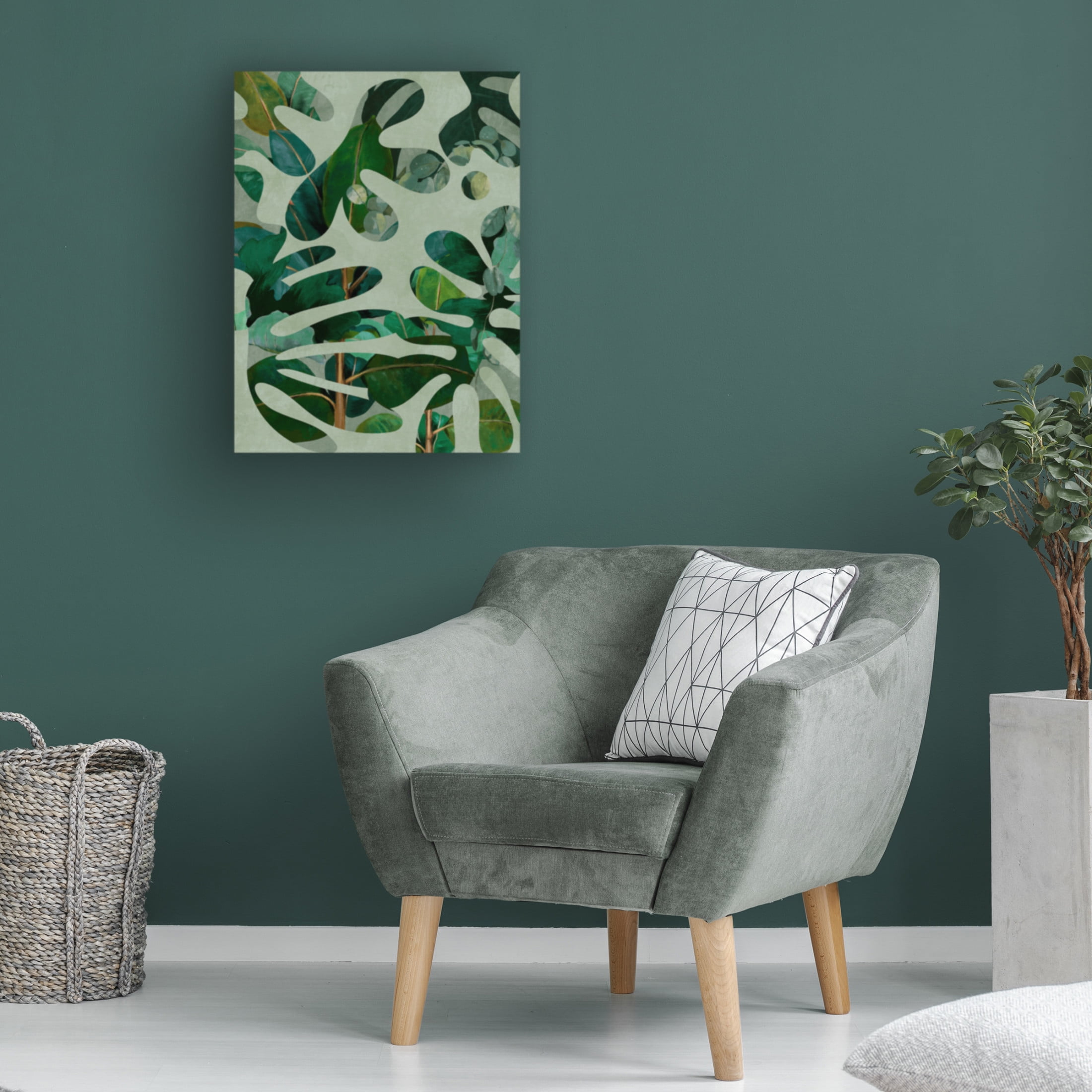 Trademark Fine Art Ana Rut Bre Leaves More 10 Canvas Wall Art