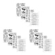 thumbnail image 5 of Seitruly 4pcs Silicone Seals Household Classroom Stationery Album Accessory Card Standard Decorative Supplies Scrapbooking Stamps Type1 NO1, 5 of 6