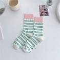 thumbnail image 2 of WAYUTE Womens Elegant Sheer Thigh High Stockings with Lace Trim and Reinforced Toe for Comfortable Daily Crew Socks, 2 of 4