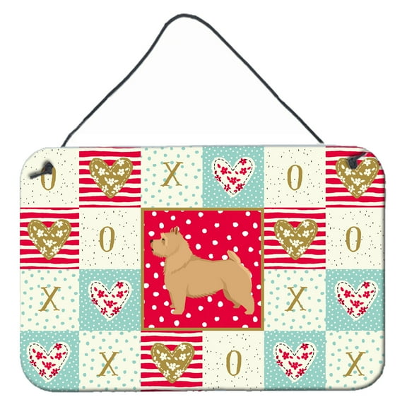 Carolines Treasures CK5941DS812 Norwich Terrier Love Wall or Door Hanging Prints 8x12 multicolor