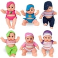 thumbnail image 1 of Muñecas bebé 6 piezas Liberty Imports de vinilo de 20 cm, 1 of 7