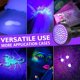 thumbnail image 4 of Linterna ultravioleta YUANXCMXG 100 piezas LED 395 nm, 4 of 5