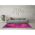 thumbnail image 3 of Ahgly Company Indoor Rectangle Medallion Pink Traditional Area Rugs, 7' x 10', 3 of 4