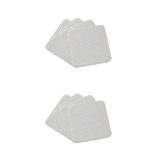 Inteprter Pinzas de vacío para almohadillas antideslizantes, sin residuos ni daños, ampliamente utilizadas, fáciles de instalar, 4 pack/lote Blanco 4 Piezas 2Conjunto