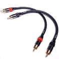 thumbnail image 1 of CESS-163-2f Cable de conexión de audio RCA premium de 12 AWG de bajo ruido y alta resistencia (2 pies), 1 of 4