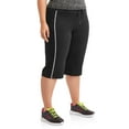 thumbnail image 2 of Athletic Works Women's Plus Size Dri More Piped Bermuda Pants, 2 of 4