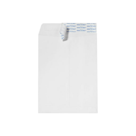 JAM Paper 9 x 12 Open End Envelopes  28lb. White w/ Peel & Seel  50 Pack White (75407-50)