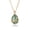 Green, variant on Easter Egg Necklace for Women Handmade Easter Gift Clover Necklace for Women Snowflake Sweater Chain Openable Red Heart Egg Necklace Gift for Wife Daughter