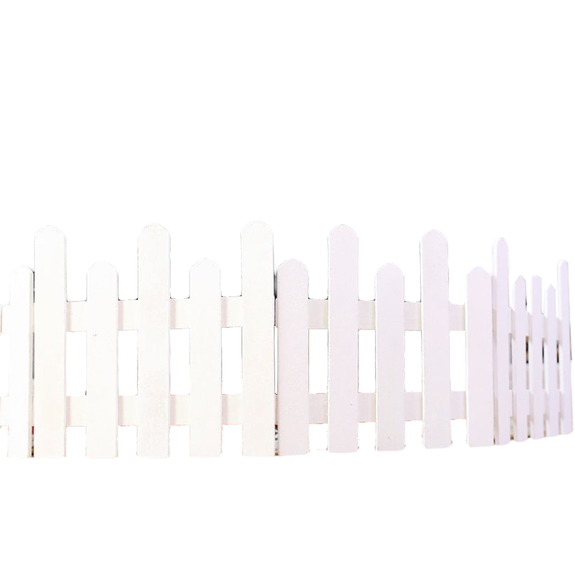 Christmas Tree Fence Christmas Scene Decoration Removable Wood Fence