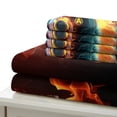 thumbnail image 4 of YJHDM 3D Flame Game Controller Bedding Gamer Boys Men Duvet Cover Pillowcases 2/3pcs for US All Beds, 4 of 5