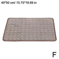 thumbnail image 1 of ML 30*40/40*50cm Pet Ice Mat Ice Silk  Breathable Multipurpose To Summer Pad Cool Clean Dog Easy Pet Cat Mat Cooling R0J7, 1 of 7