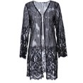 thumbnail image 2 of Txlixc Mujeres Cover-up, Summer See-through Cardigan Beachwear Trajes de baño Txlixc Sexy, 2 of 7