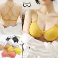 thumbnail image 2 of ZXYOUPING 3pcs Push Up Sujetador Cross Strap Sexy Hermosa Ropa Interior Trasera Para Mujer Bralette Transpirable , Tubo De Fondo De La Parte Superior Envuelto Del Pecho Sin Anillo De Acero Chaleco, 2 of 5