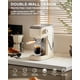 thumbnail image 3 of Tazas de café Luxu de vidrio martillado, 450 ml, juego de 6, 3 of 8