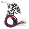 thumbnail image 4 of 10pcs Warm White Model Street Lights Railway Train Lamp Post Layout Decoration for Garden Yard Patio Tree Holiday FT06, 4 of 8